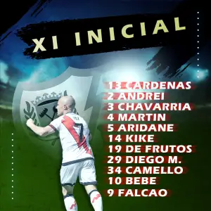 11 titular del Atlético Lugones - Rayo Vallecano
