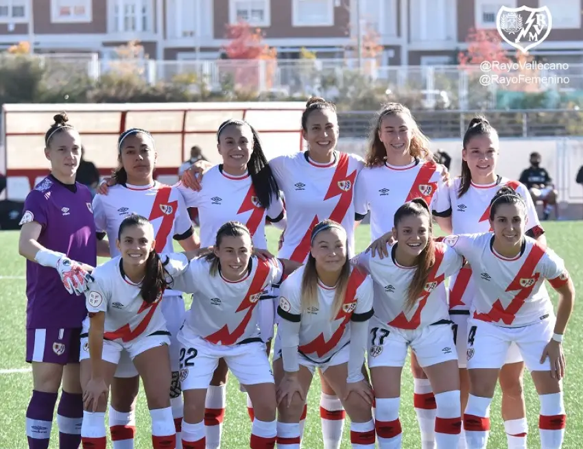 11 titular del Rayo Femenino contra el Athletic Femenino