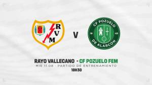 El Rayo Vallecano Femenino se enfrentará al Pozuelo en partido de entrenamiento