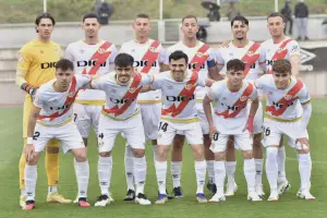 Once inicial del Rayo B ante el Real Madrid C