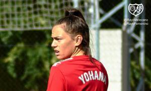 Yohana debutó ante el Madrid CFF lejos de Vallecas