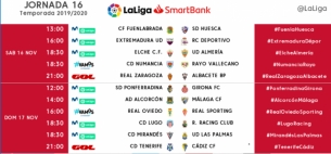 La Liga hace oficiales los horarios de la jornada 16 en la que el Rayo visitará Soria
