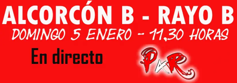 Alcorcón B - Rayo B, en directo, en PxR Radio