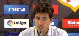 Iraola: "No hemos tenido suerte porque Castellón y Lugo se juegan la categoría"