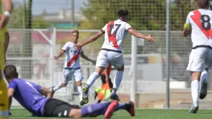 DiegoLorenzo celebrando su gol contra el CUC Villalba
