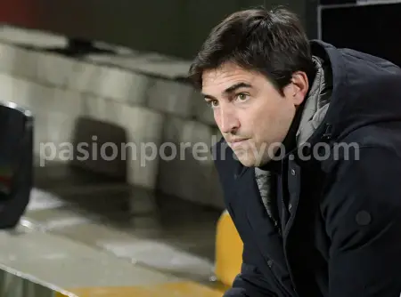 Andoni Iraola, entrenador del Rayo Vallecano