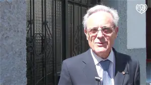 Julián Huerta, en un vídeo del Rayo Vallecano