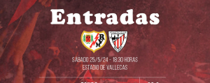 Cartel del Rayo Vallecano - Athletic Club