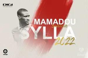 Mamadou Sylla cedido al Rayo hasta final de temporada