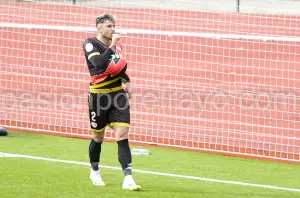 Ratiu, celebrando su gol en el At. Lugones - Rayo Vallecano